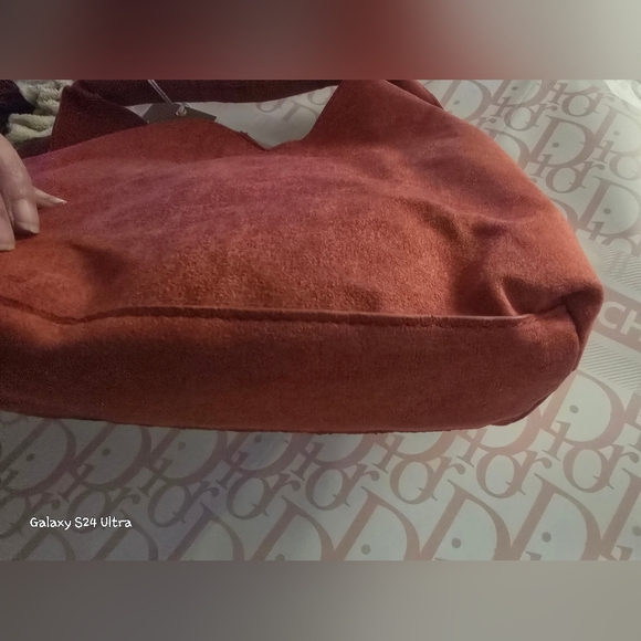 Mali Lili Ali Small Vegan Leather HoboBag NWT in Rust color - Picture 13 of 16